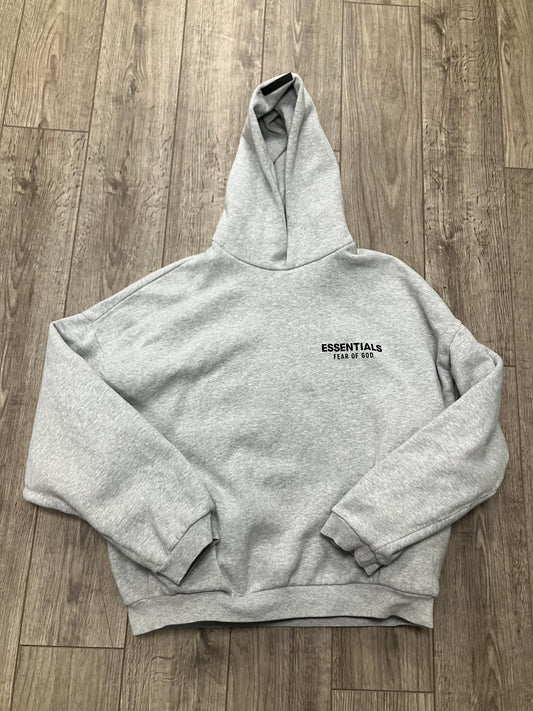 Fear of God Essentials Grey Hoodie Size Small