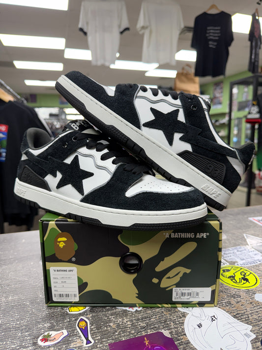 12 - Bape Sk8Sta Black Suede