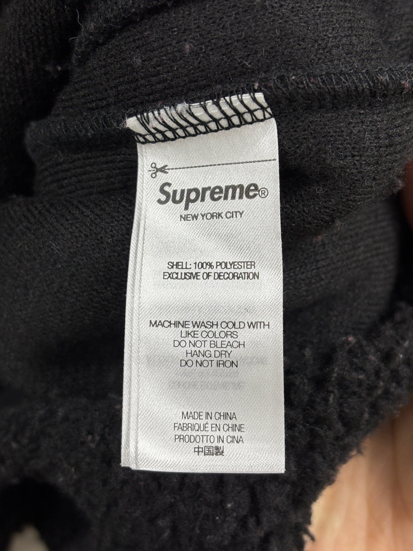 Supreme arc half zip fleece pullover Small