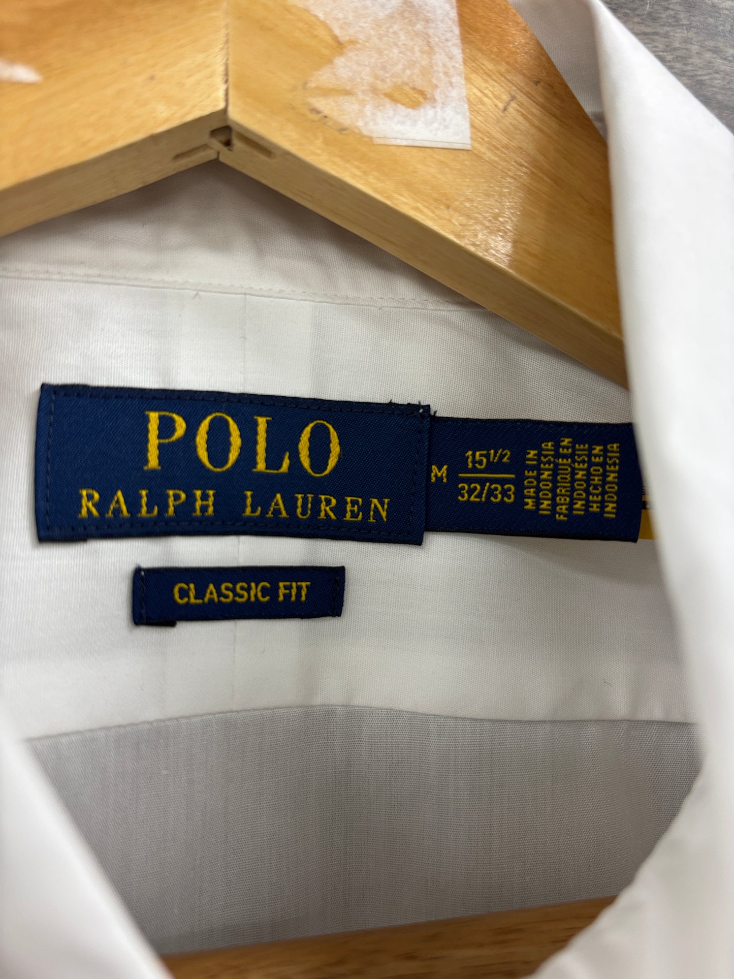 M- Polo by Ralph Lauren tuxedo pleated shirt