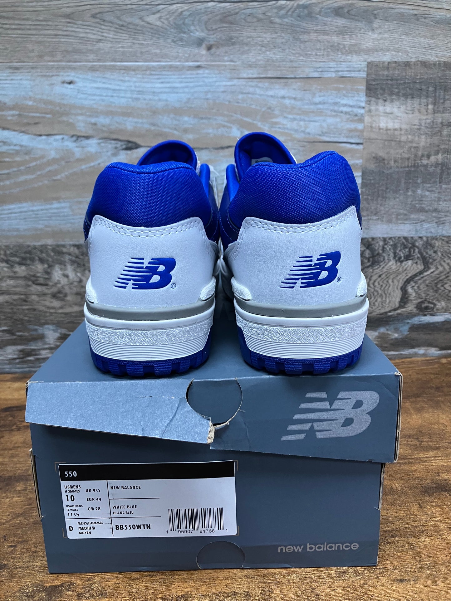 New Balance 550 Lakers Size 10