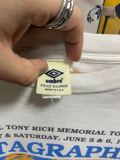 XL - Vtg Umbro Datagraphic soccer Tee