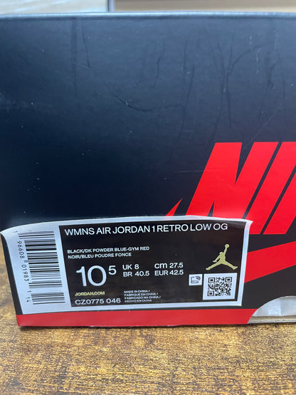 Air Jordan 1 Low OG
NC to Chi W10.5