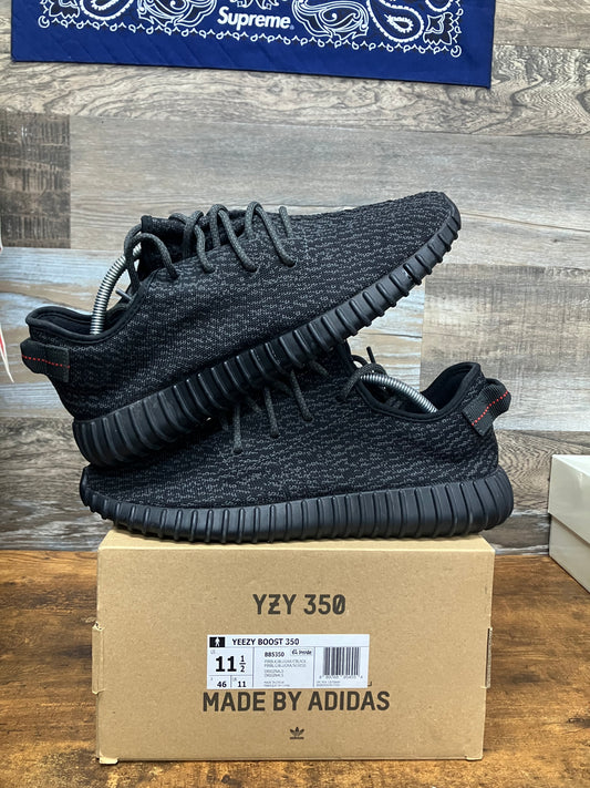 Yeezy 350 Boost Pirate Black Size 11.5