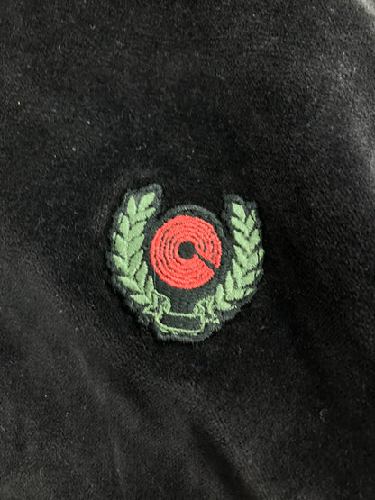 M - Yeezy Season 5 black velour hoodie