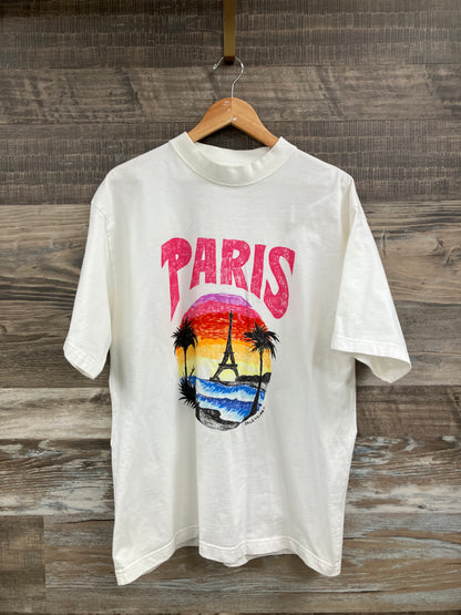 S - Balenciaga Paris Tropical T-Shirt