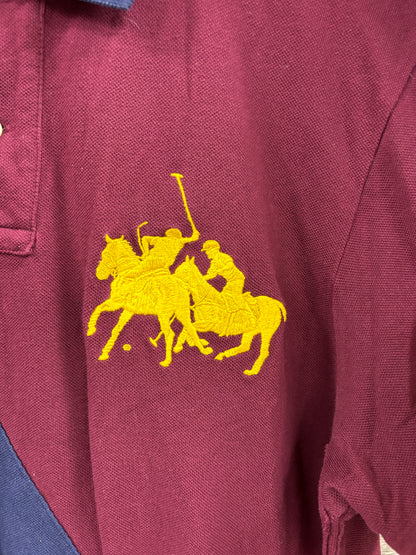 Polo Ralph Lauren burgundy stripe XL