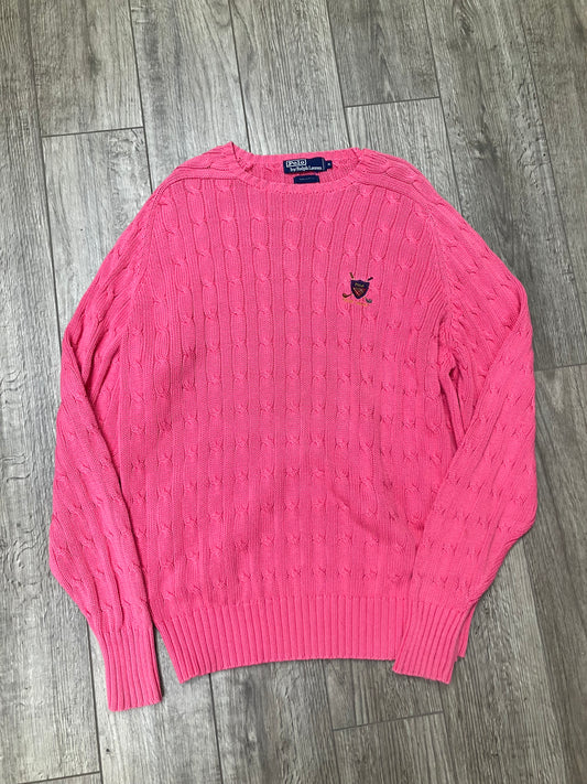 Polo cable knit Pink Size XL