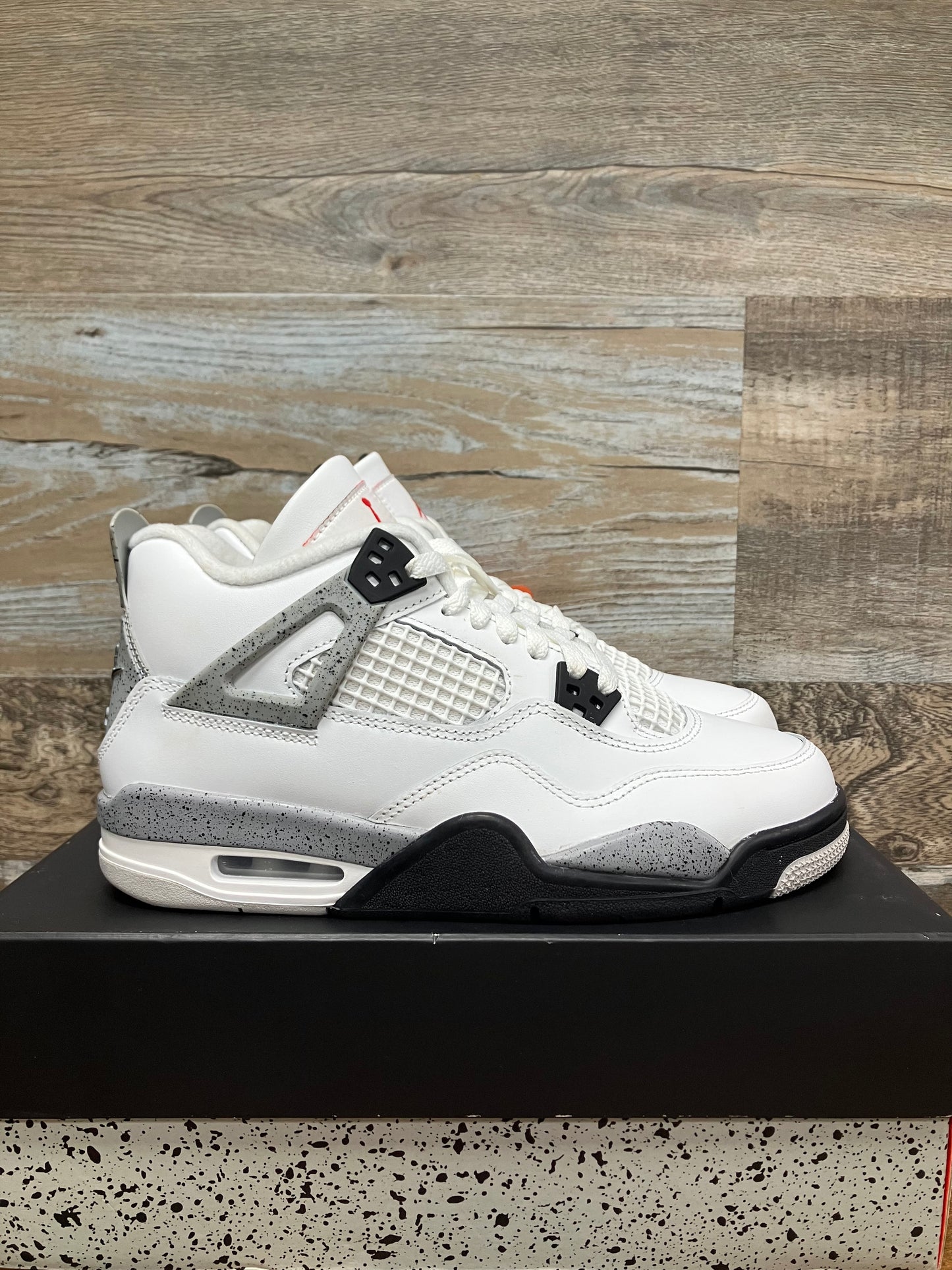 7y-Air Jordan 4 Retro OG 2025 White Cement