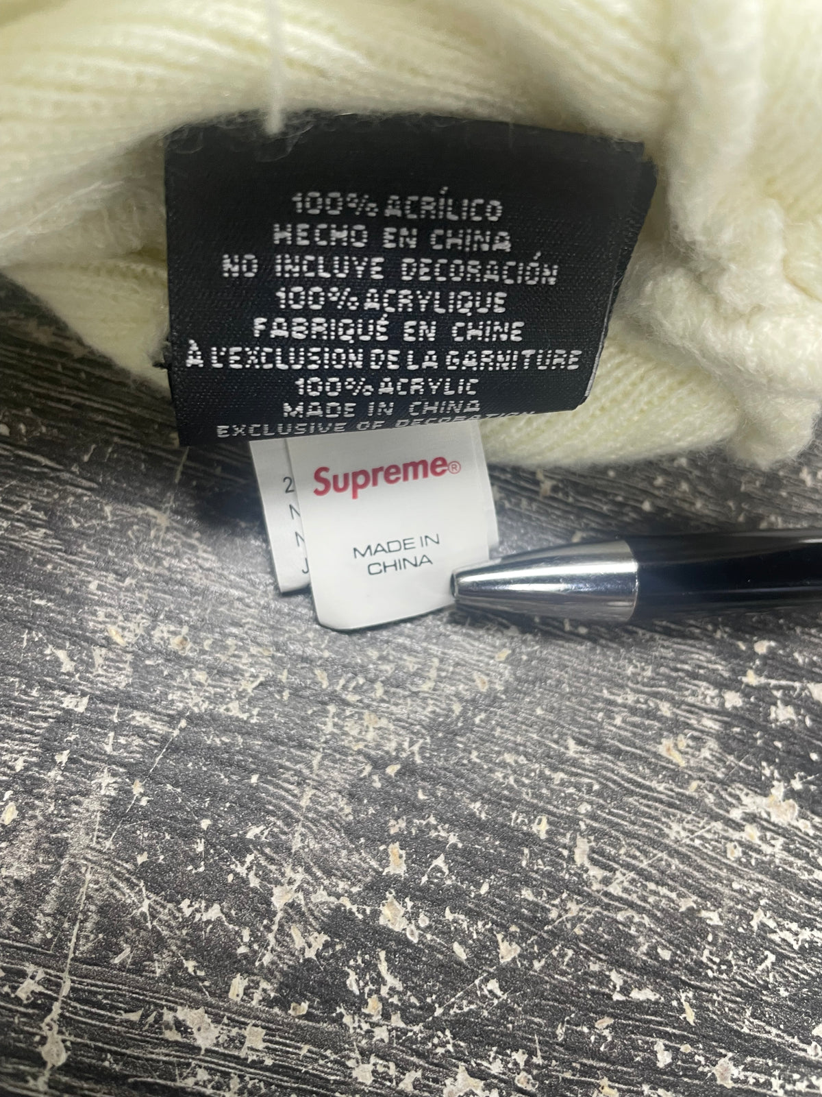 Supreme x New Era S Logo Beanie