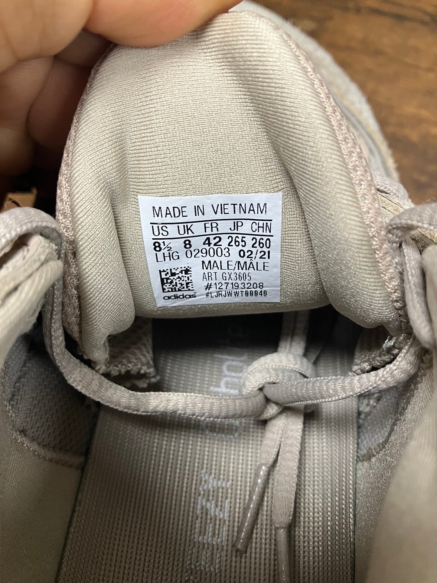 8.5 - Yeezy 500 Taupe Light