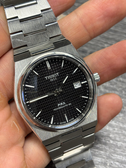 Tissot prx powermatic 40mm black automatic
