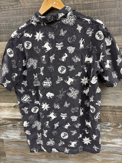L- Hysteric Glamour Animal Button Shirt