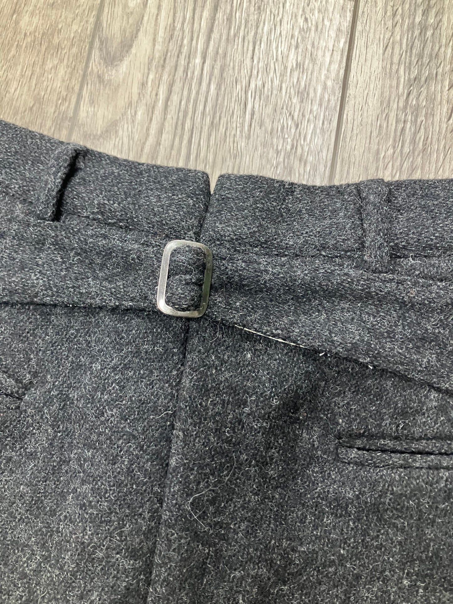 Polo RRL Back Buckle Wool Pants Size 32x43.5