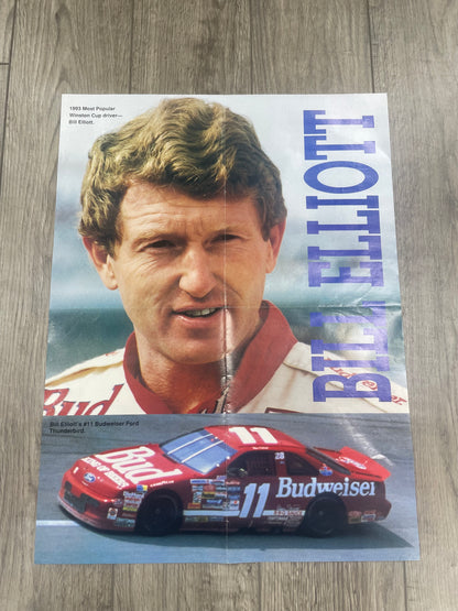 OS - Vintage Bill Elliot / Jeff Gordon Double sided poster