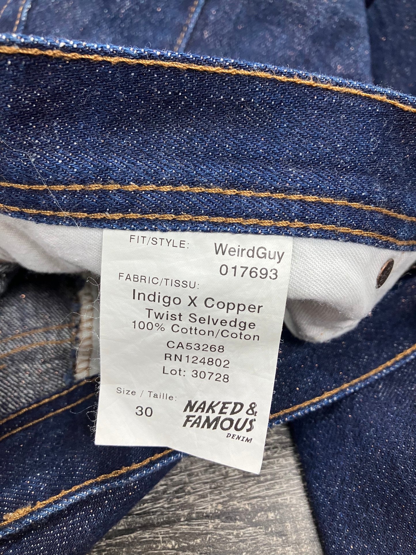 Naked and Famous Jeans Size 30