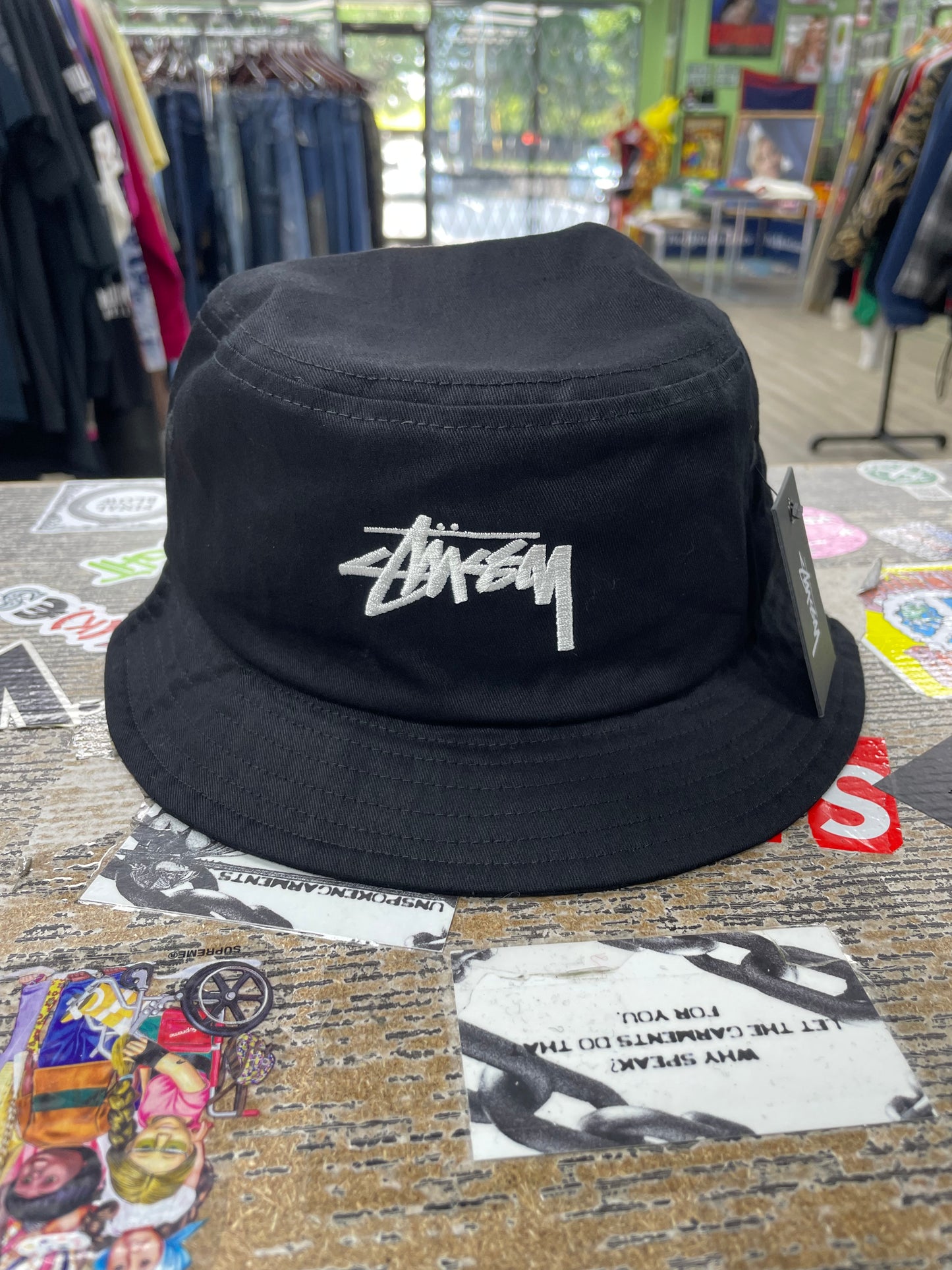 Stussy Bucket Hat black New