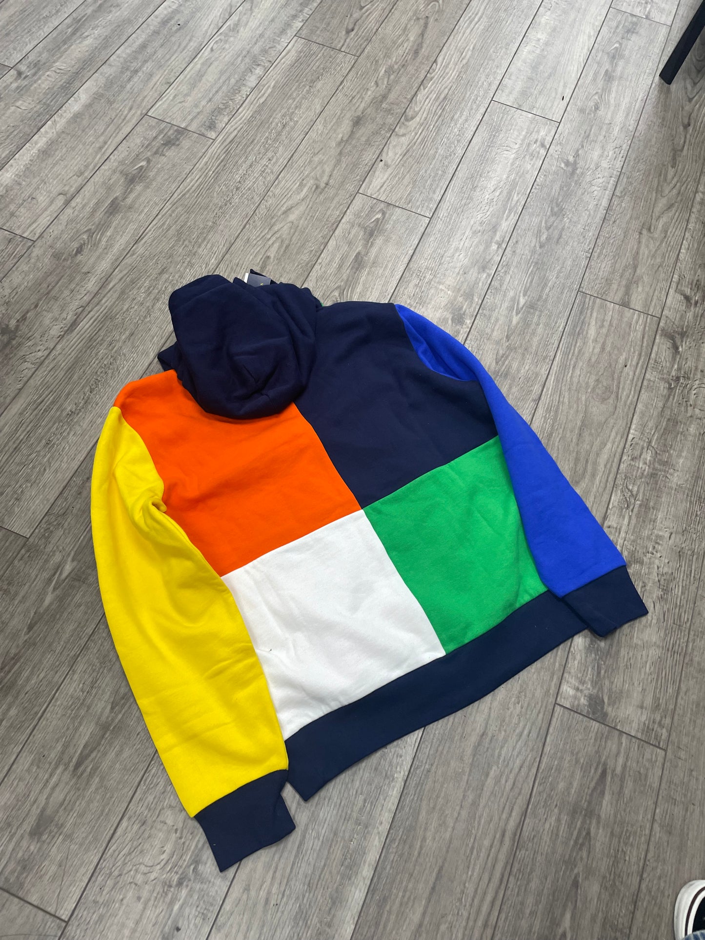 L - Polo Ralph Lauren Color-Block Fleece Hoodie