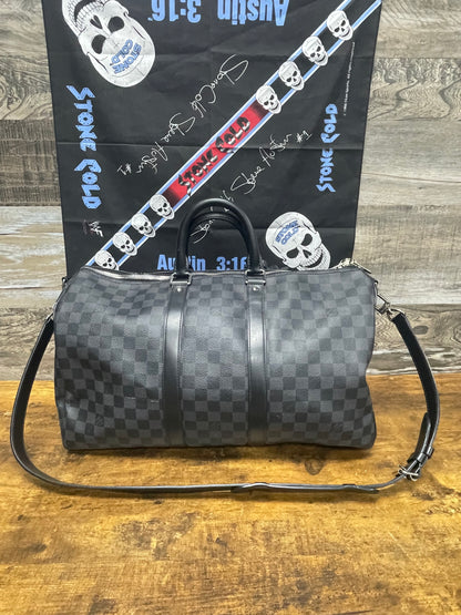 Louis Vuitton Black Monogram Duffle Bag