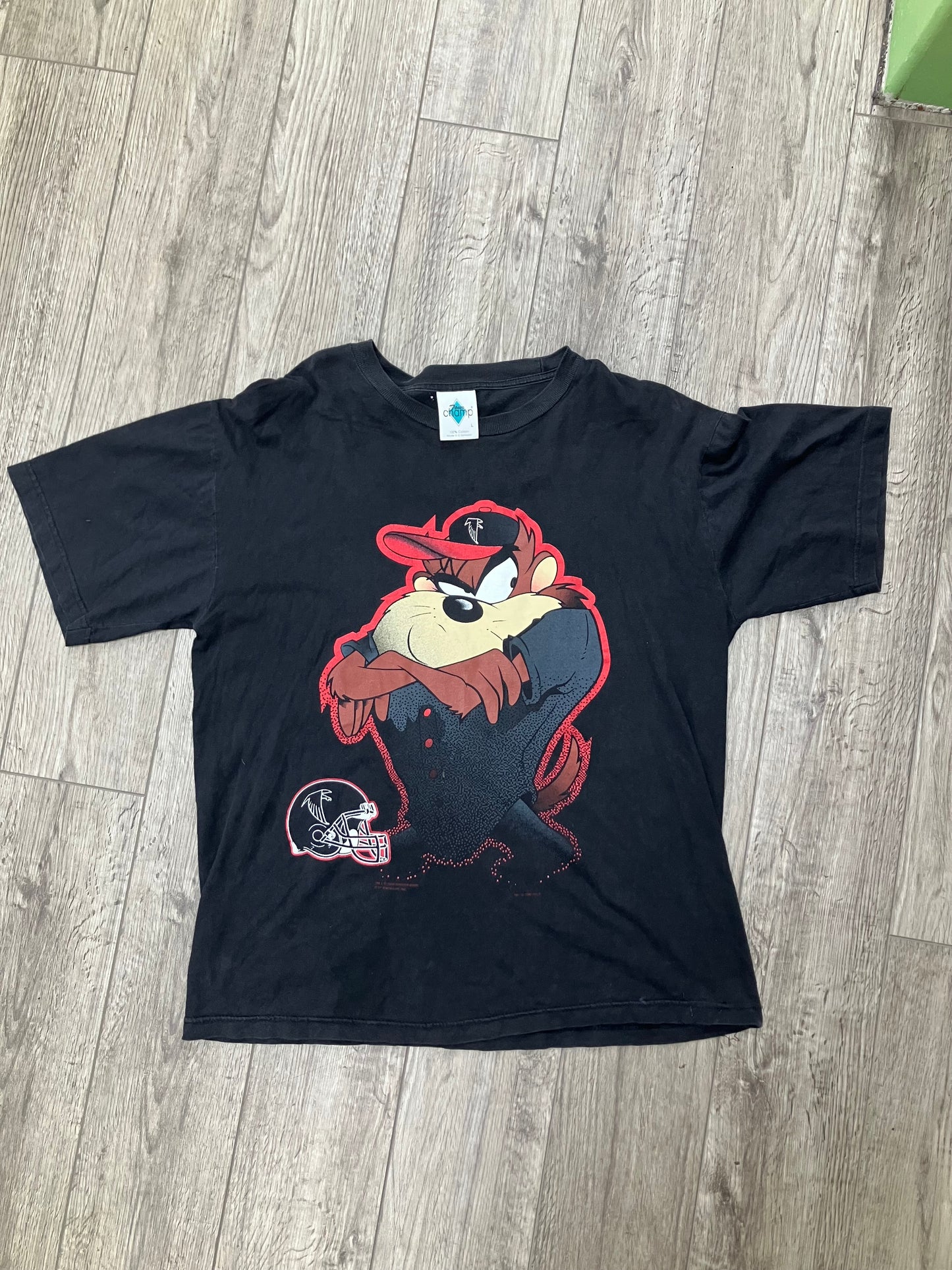 Vintage Atlanta Falcons Taz Tee L
