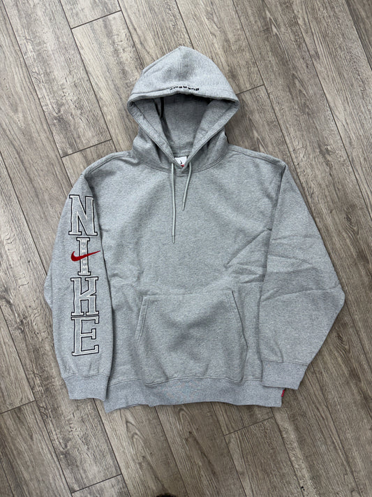 L - Nike x Supreme Grey Hoodie New