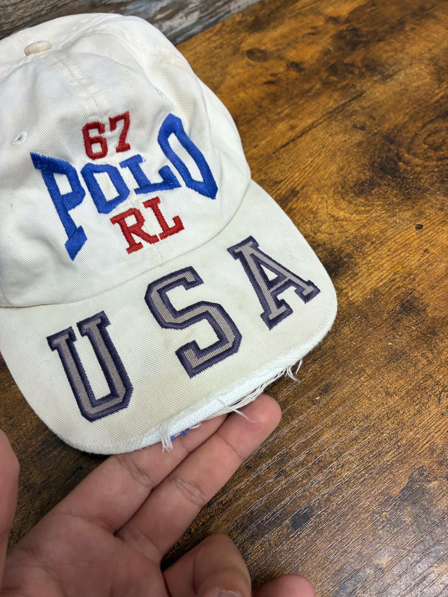OS - Vintage Polo by Ralph Lauren “ 67 “ USA Fitted Cap