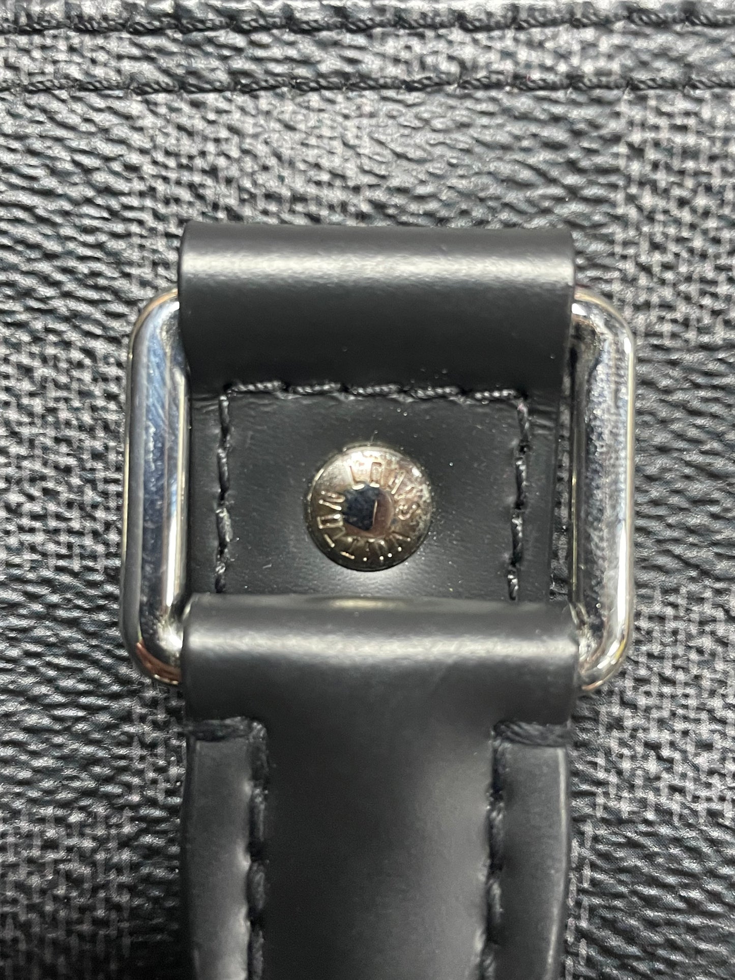Louis Vuitton Black Monogram Duffle Bag