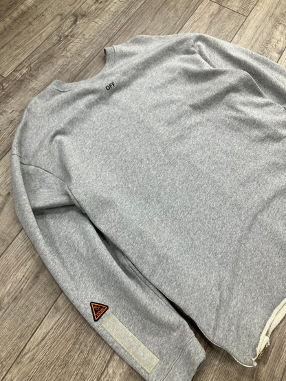 Off White Checkered Crewneck Size Medium