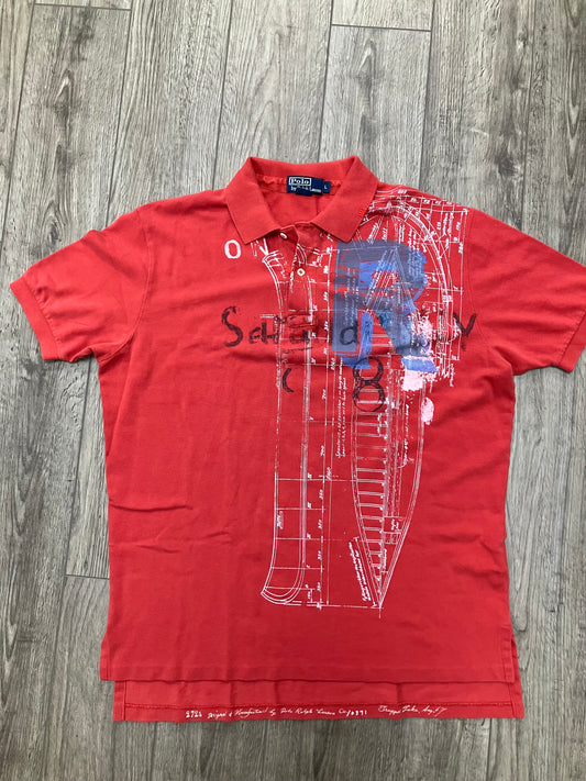 Ralph Lauren Watercolor Polo L