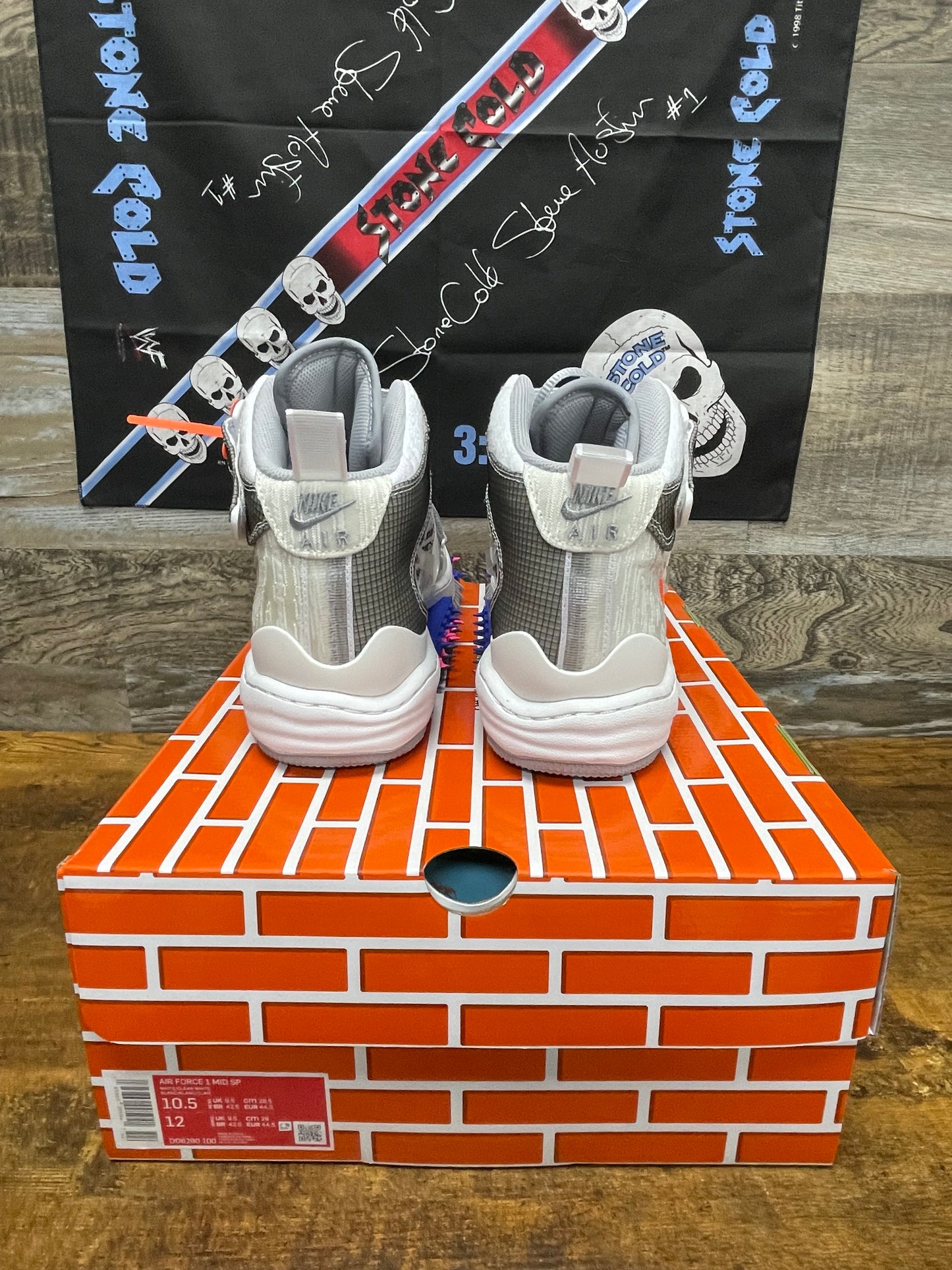 Off White Air Force Mid ‘White’ Size 10.5