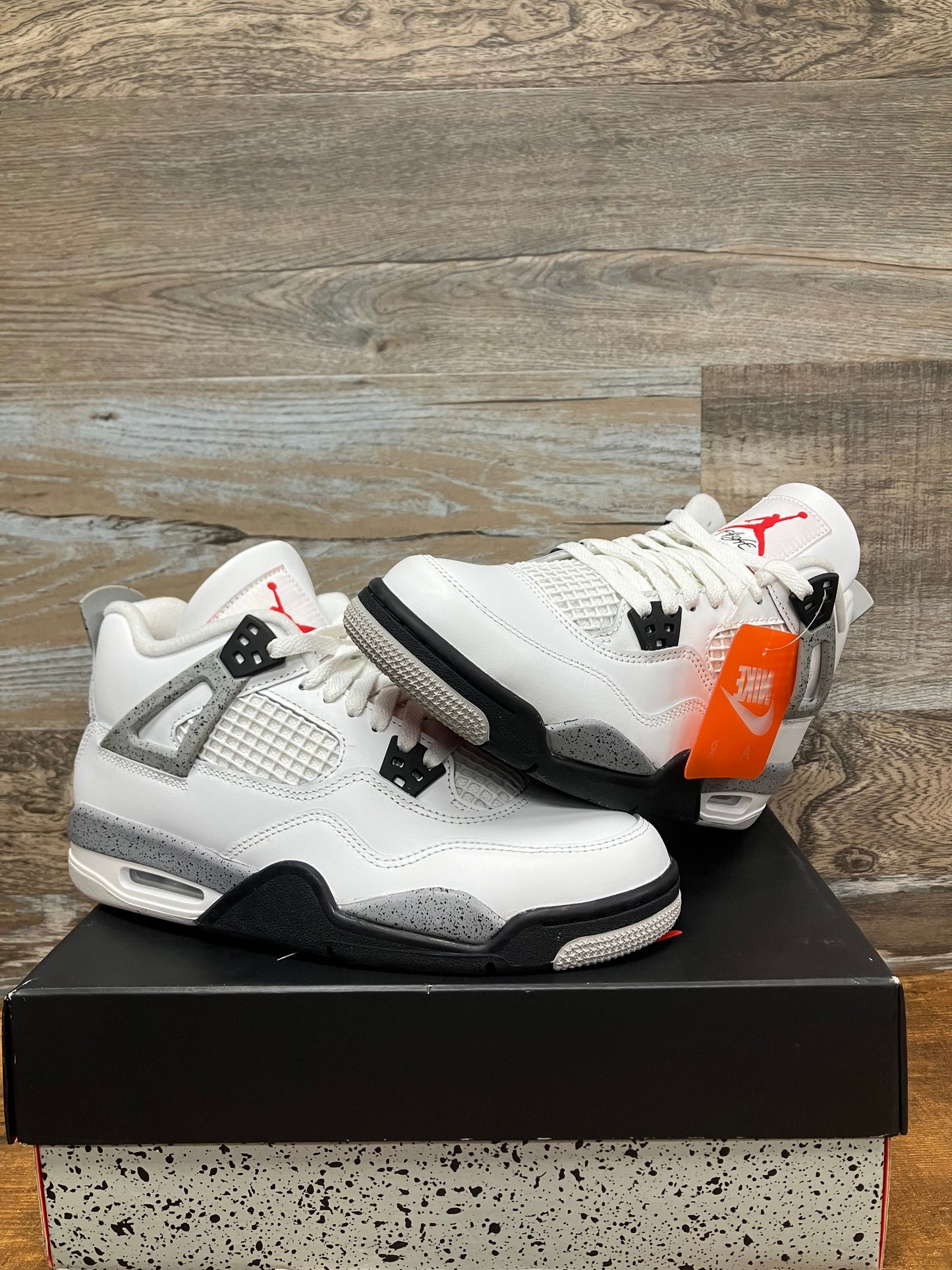 7y-Air Jordan 4 Retro OG 2025 White Cement