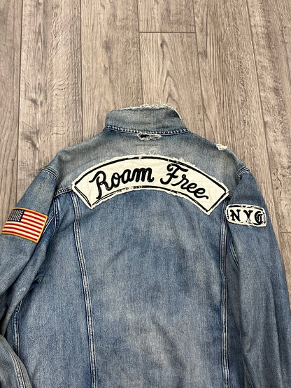 XL-Polo Denim and supply Distressed jacket