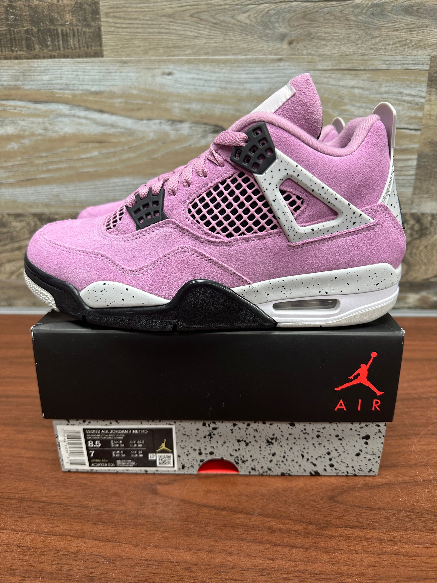 Jordan 4 Orchid Size 8.5W New