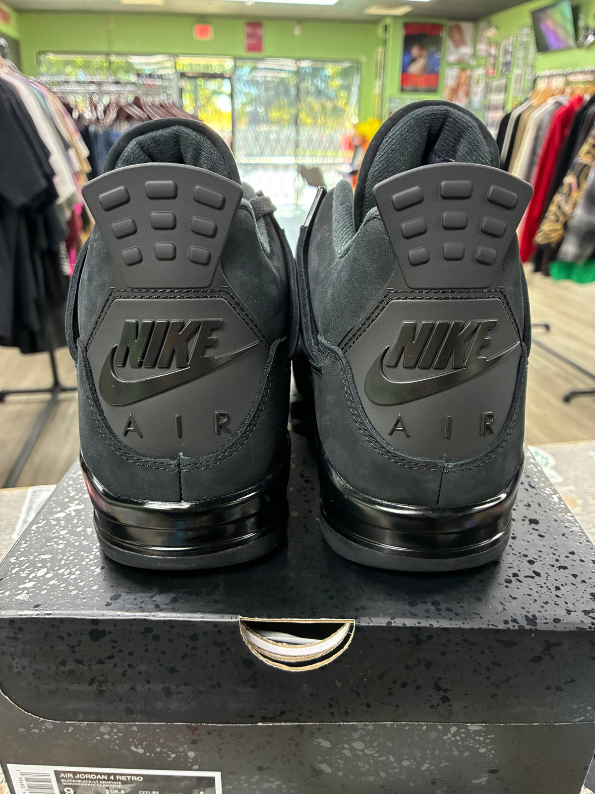 9 - Jordan 4 Black Cat 2025 New