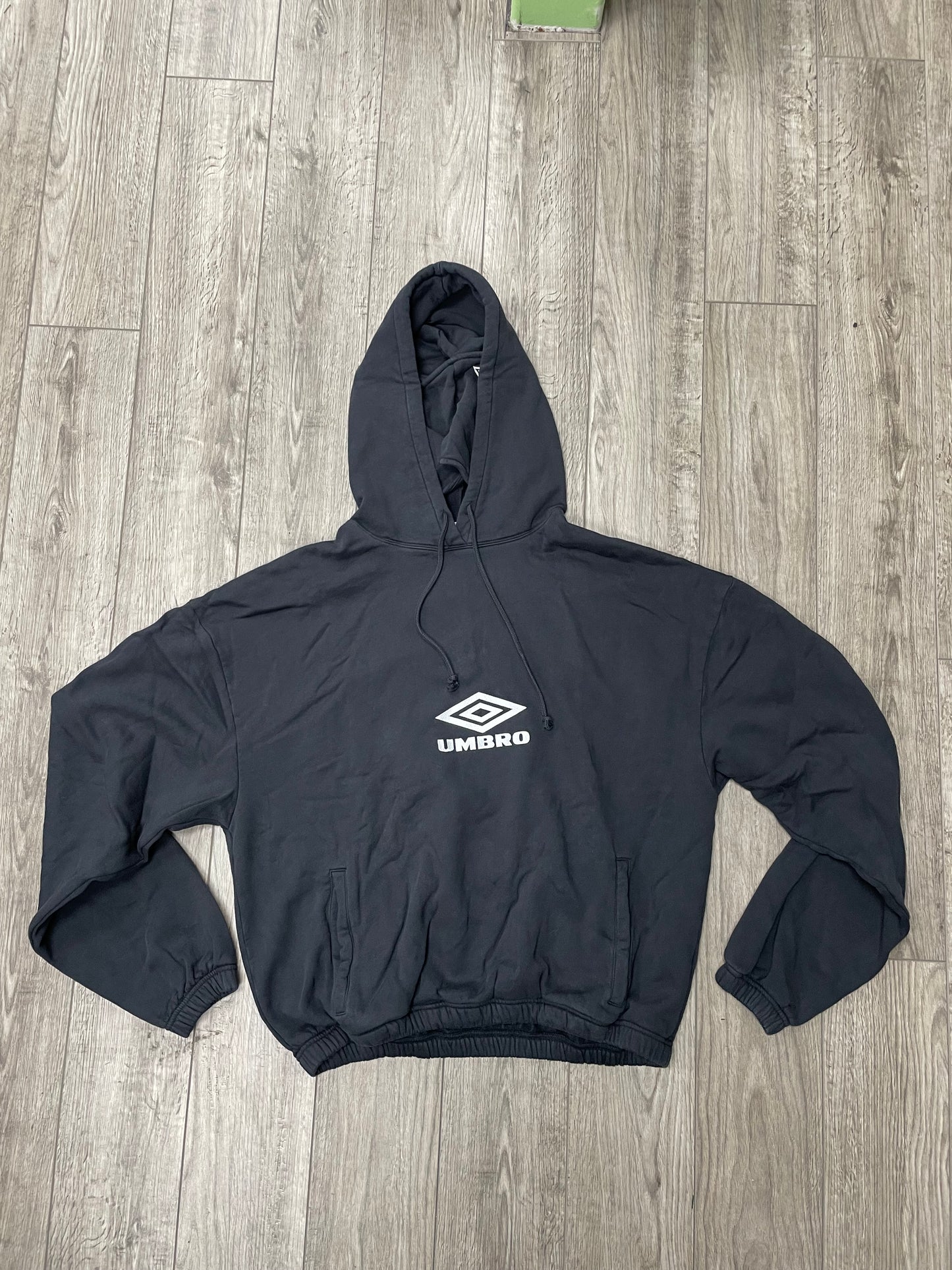 Umbro x Slamjam Logo Mask Hoodie Black XL