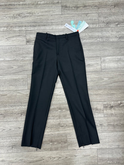 Off-white trousers pleated zipper 34x31