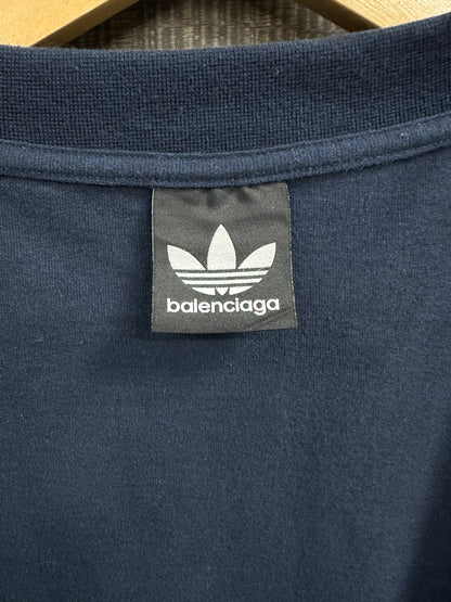 XL - Balenciaga Adidas Navy Tee