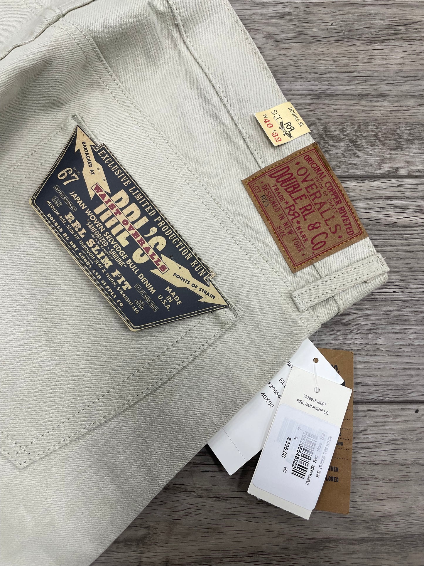 40-RRL Limited Edition Slim Fit Selvedge Jeans
