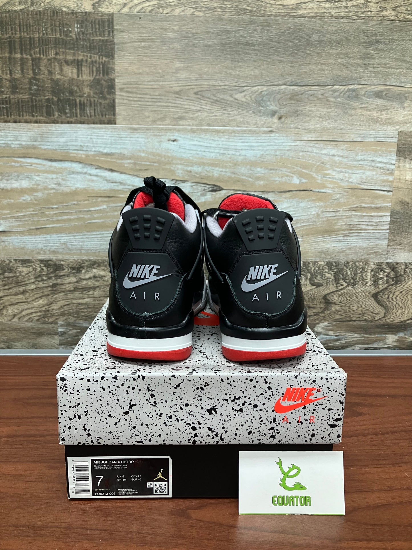 Jordan 4 Bred Reimagined Size 7Y