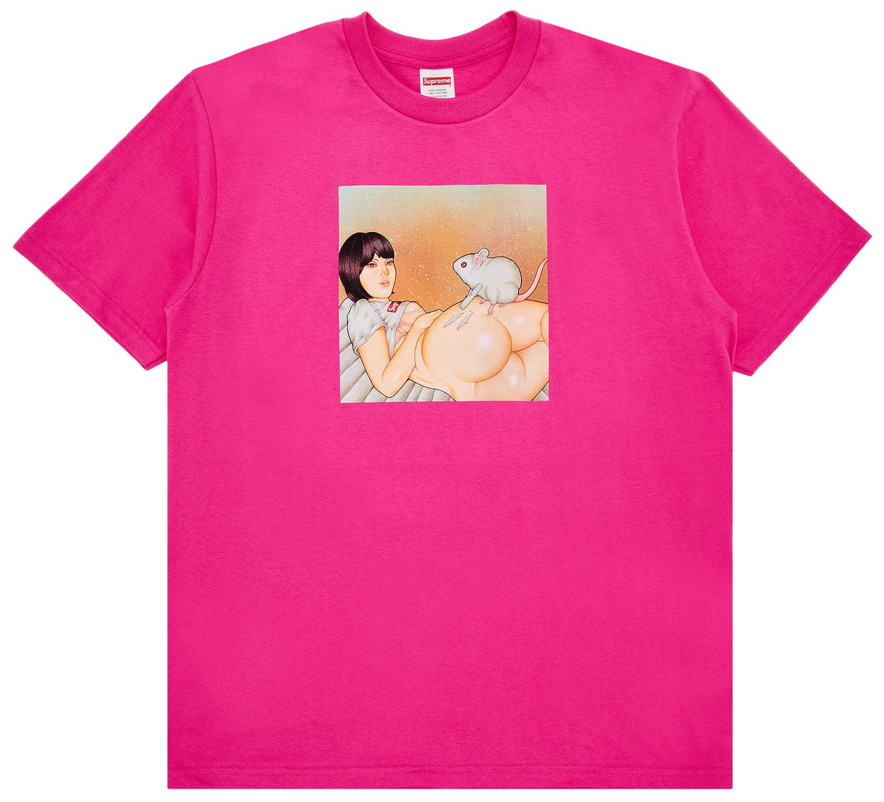 XXL - Supreme Mouse Tee 'Fuchsia'