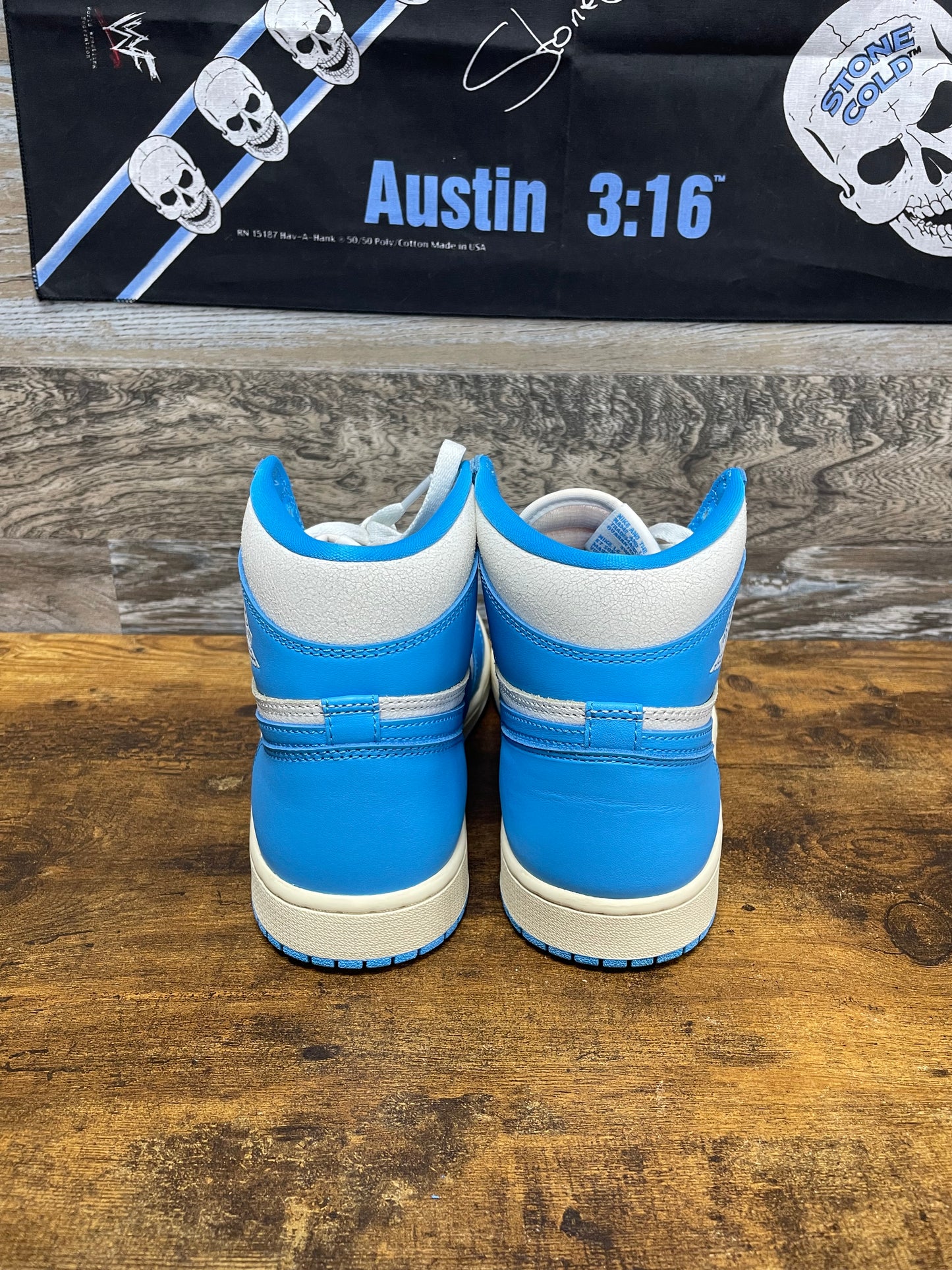 Nike Air Jordan 1 Retro High OG Mens UNC Reimagined Blue White 9.5