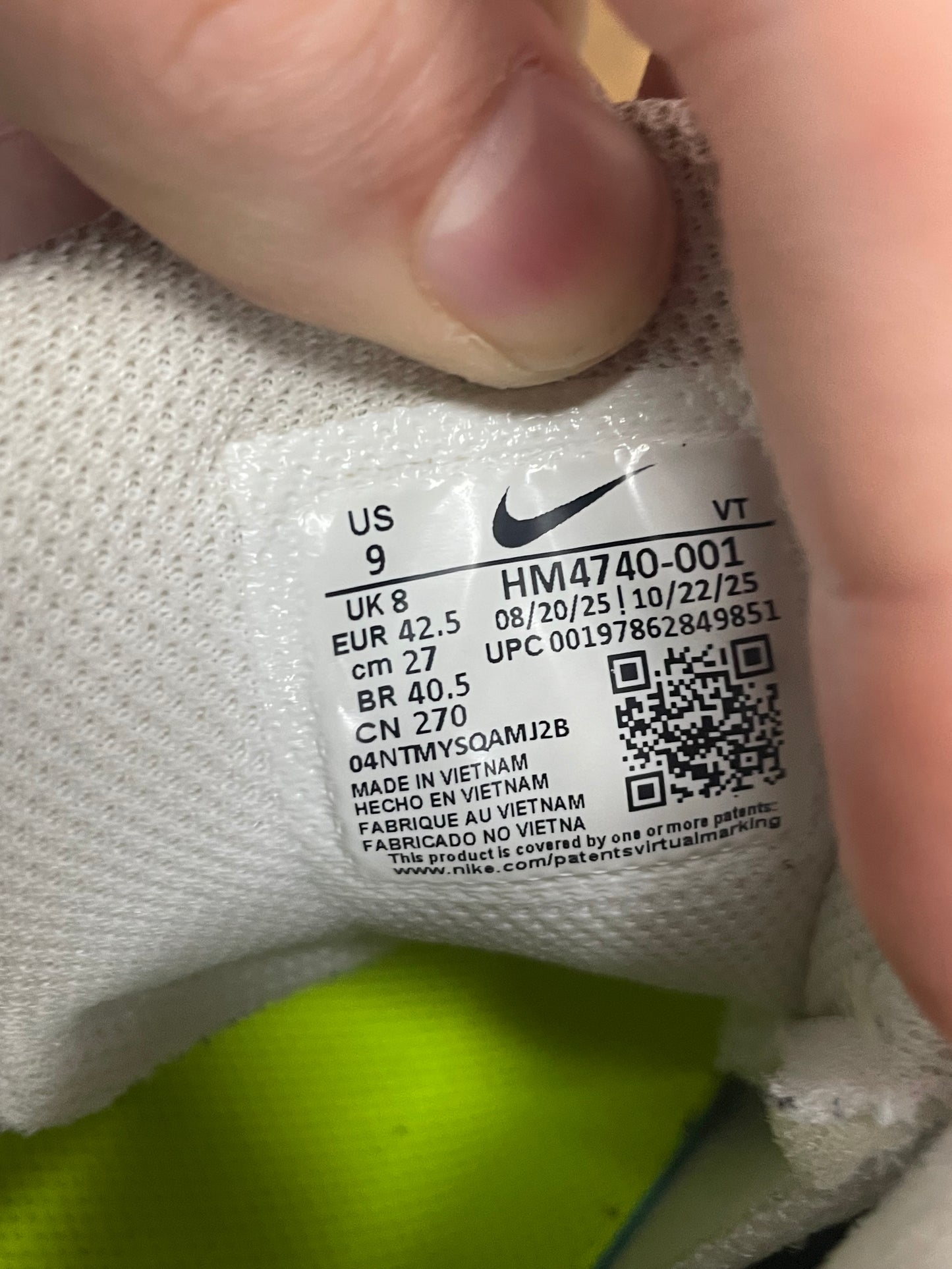 9 - AirMax 95 Big Bubble Neon