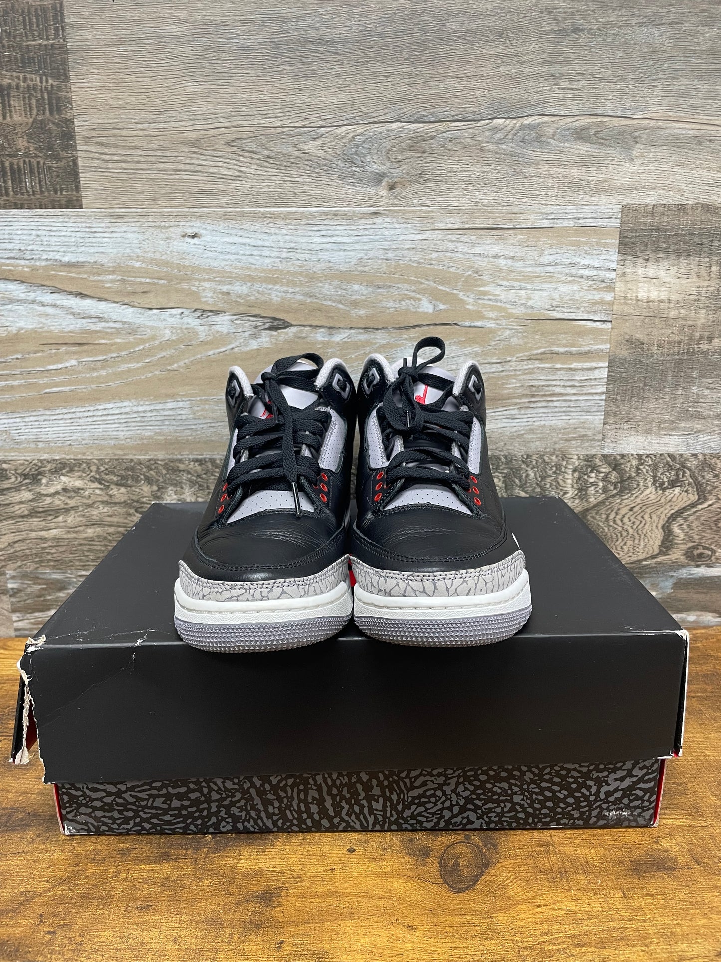 Air Jordan 3 Black Cement 8