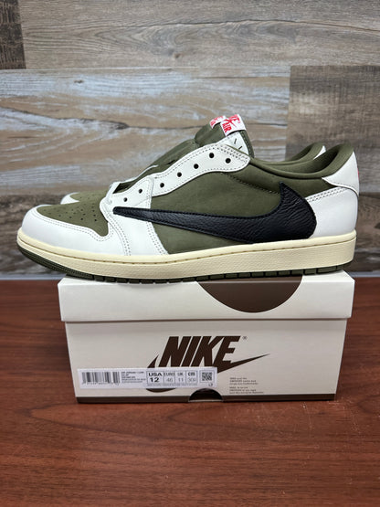 Jordan 1 low Travis olive Size 12 New