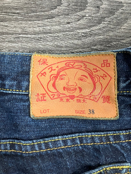 Evisu Dark Wash “Genes” Size 38x31