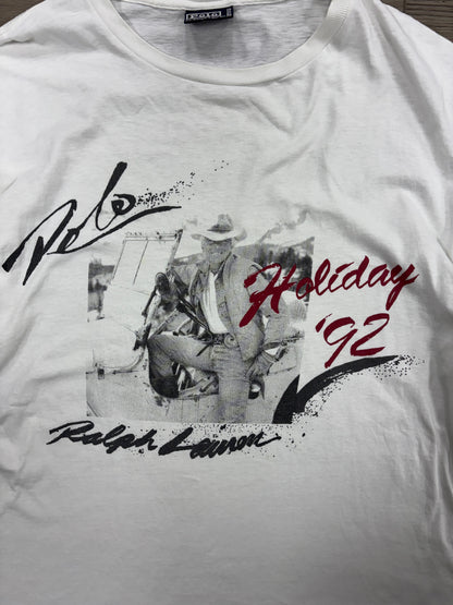 M- Polo Ralph Lauren Holiday 1992 tee