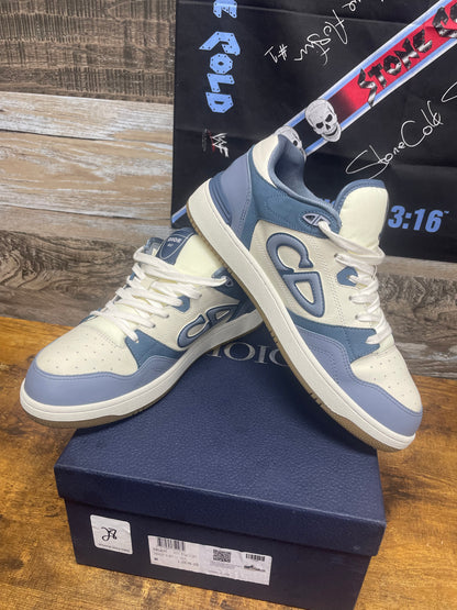 44 - Dior B57 Low "Blue Cream" sneaker