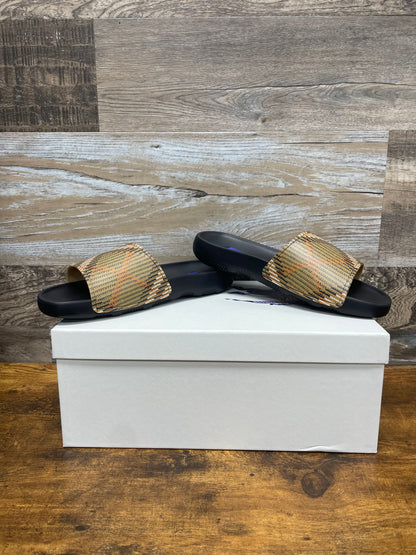 Burberry Check Dive Slides 7