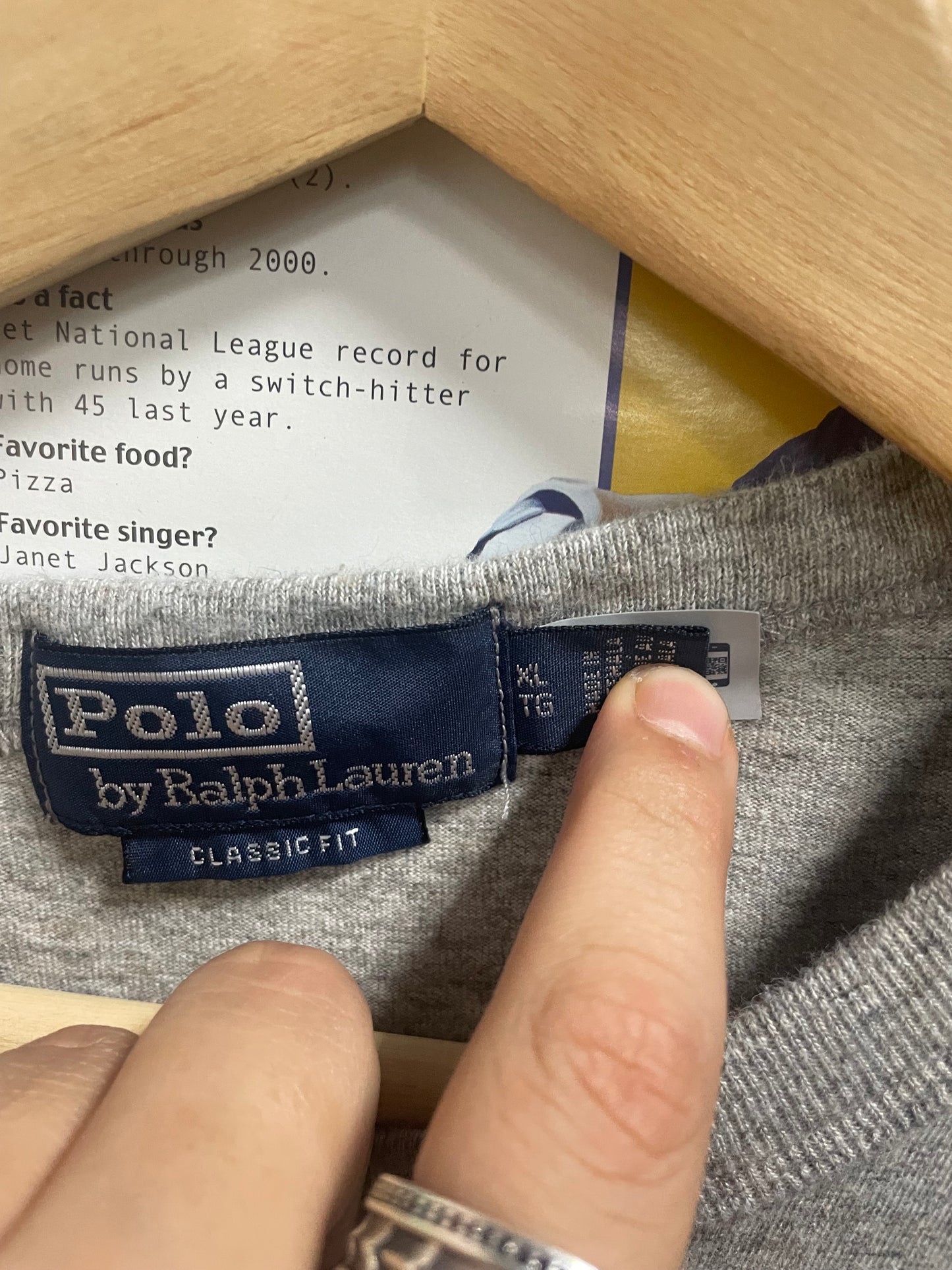 XL - Vtg Polo Ralph Lauren Athletic Department t-shirt