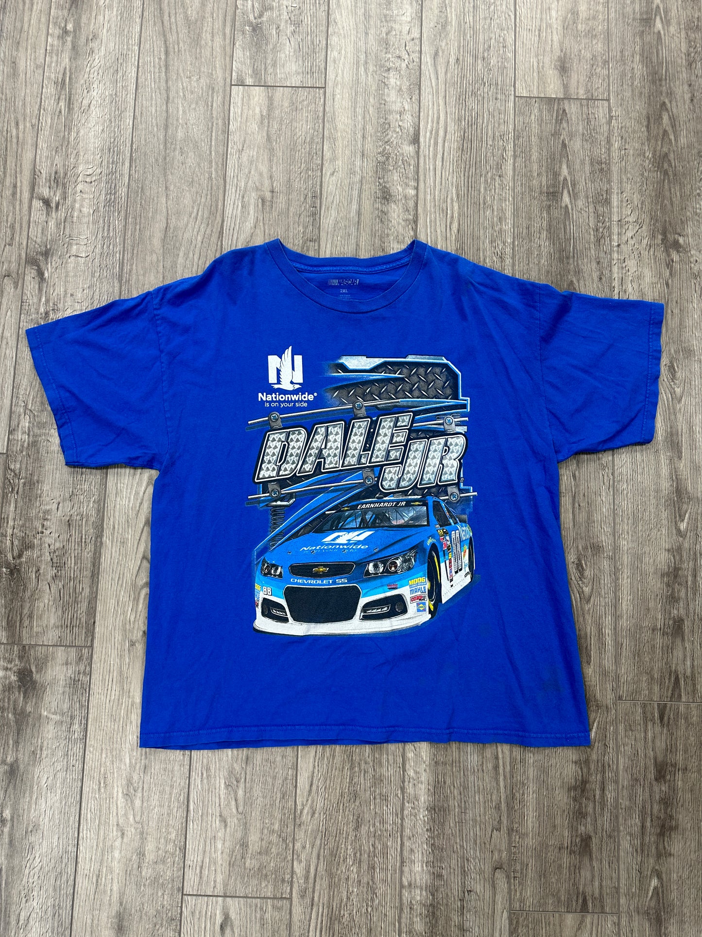 Dale Earnhardt Jr blue tee size 2XL